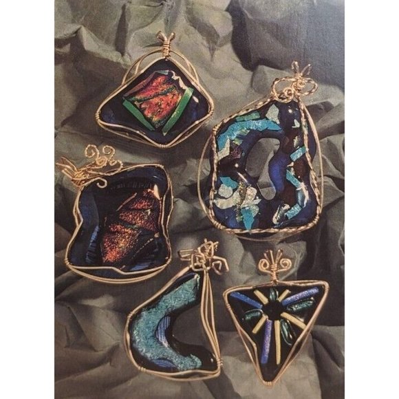 1993 Hot and Wired Jewelry Making Glass Fused Guide Vtg Smith Abbott DIY Crafts - Picture 7 of 8